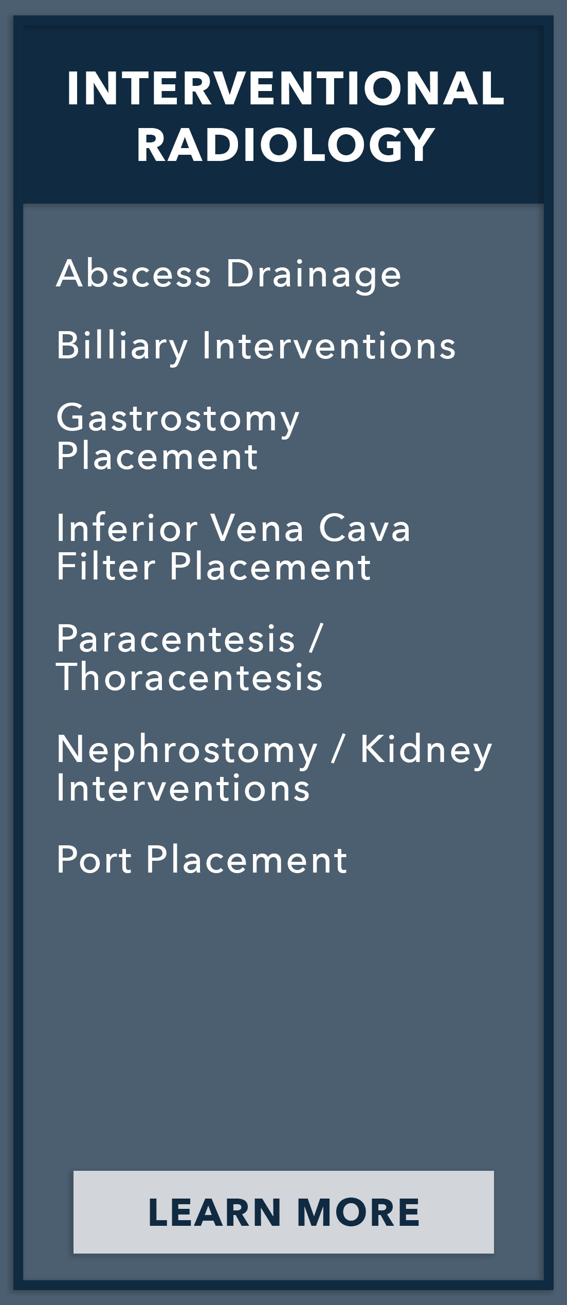 Interventional Radiology